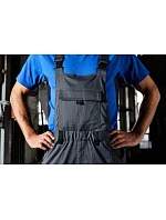 JN (94110) Pracovní kalhoty s laclem Strong black/carbon model 22533364 - Daiber JN (94110) Pracovní kalhoty s laclem Strong black/carbon model 22533364 - Daiber