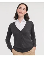 Dámský pletený cardigan s výstřihem do V 11. charcoal marl model 22475052 - Russell Athletic Dámský pletený cardigan s výstřihem do V 11. charcoal marl model 22475052 - Russell Athletic