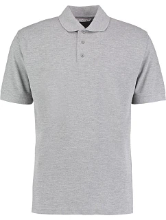 KK 403 Pánské piqué polo "Superwash" model 22420040 heather grey - Kustom Kit