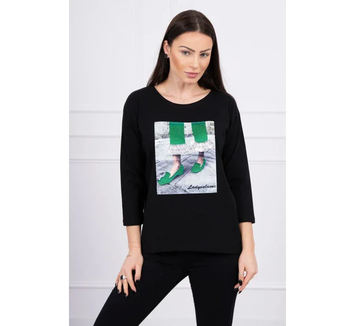 3D model 18744018 halenka se zirkony černá - K-Fashion 3D model 18744018 halenka se zirkony černá - K-Fashion