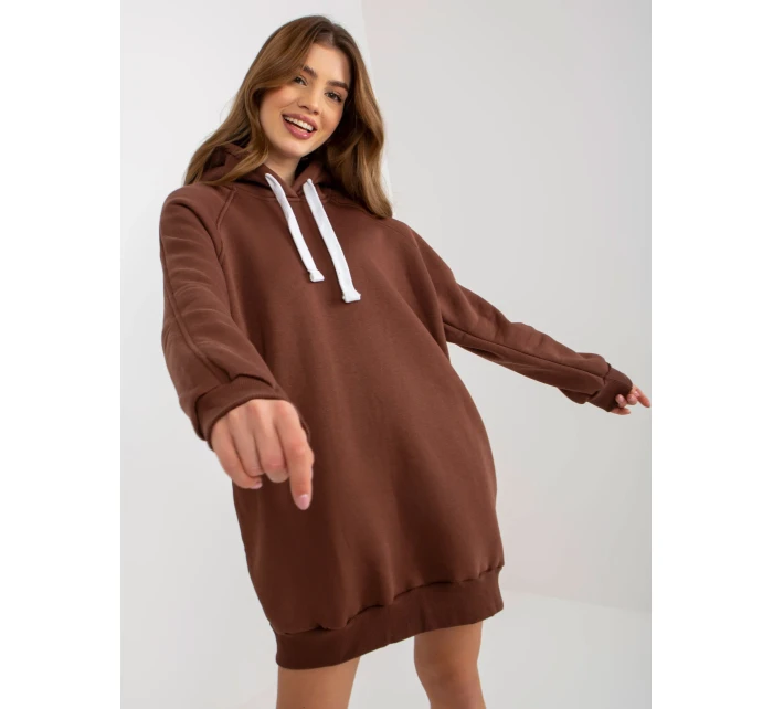 Dámska mikina EM BL 695.25x hnedá - FPrice