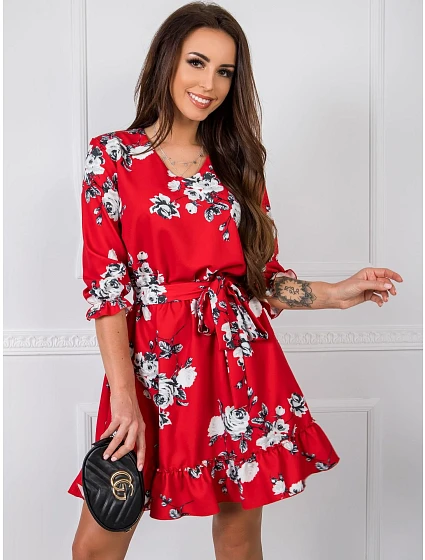 Šaty LK SK model 17277716 červená - FPrice
