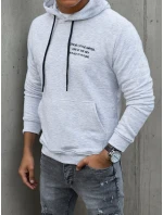 Pánska sivá mikina FashionStreet BX5462