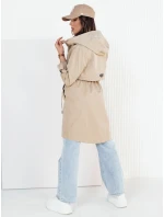 Dámská přechodná bunda parka béžová Dstreet model 21973946 - FashionStreet