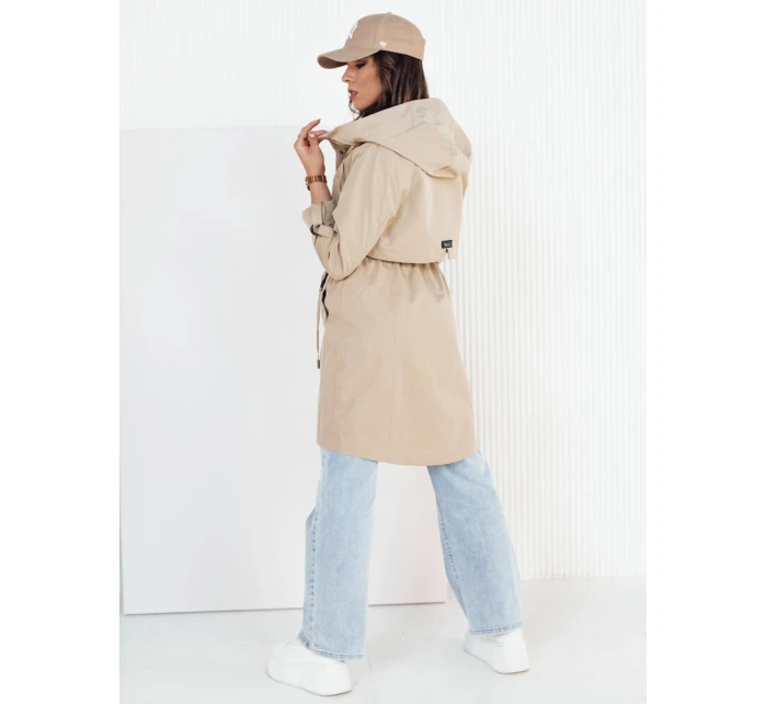 Dámská přechodná bunda parka béžová Dstreet model 21973946 - FashionStreet