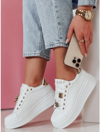 Dámske tenisky na platforme SOLICIA gold FashionStreet ZY0872