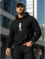 Pánska mikina BEAR black FashionStreet NX0062B
