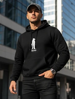 Pánska mikina BEAR black FashionStreet NX0062B