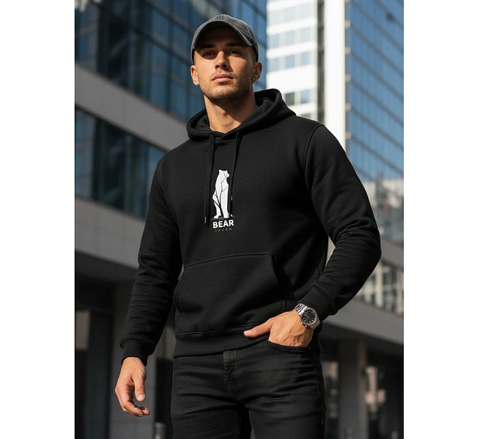 Pánska mikina BEAR black FashionStreet NX0062B