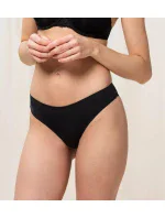 Tangá Lovely Micro Brazilian String čierna - TRIUMPH