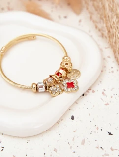 Dámský Náramek Charms Růžový Stříbrný Mouse