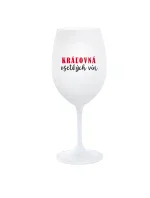 KRÁĽOVNÁ VŠETKÝCH VÍN - biely pohár na víno 350 ml