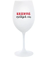 QUEEN OF ALL WINE - pohár na biele víno 350 ml