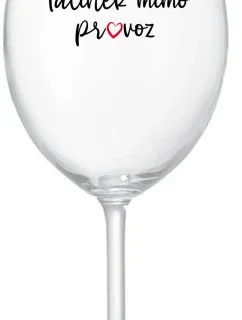 Otec nie je na sklade - číry pohár na víno 350 ml