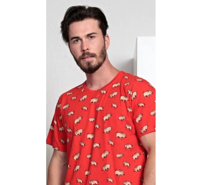 Pánske pyžamo dlhé Býk Pánske pyžamo dlhé Býk