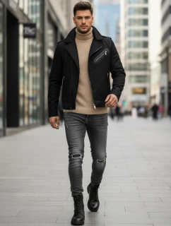 Pánska zimná bunda ramones black Dstreet TX4660z