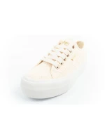 Lee Cooper Dámske šnurovacie športové topánky Beige Dámske tenisky na platforme