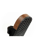Lee Cooper dámske šnurovacie šľapky slip-on black semišové pohodlné ľahké dámske