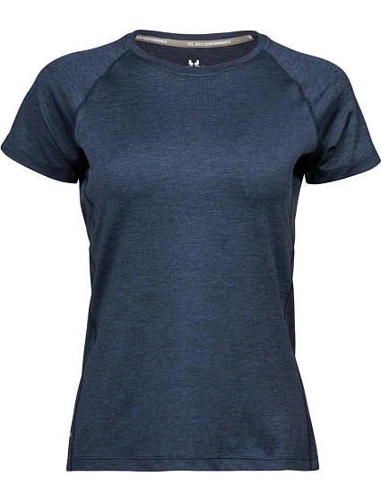 Tee Jays TJ 7021 Dámske športové tričko CoolDry 18.7021 tmavomodrá melírovaná Tee Jays TJ 7021 Dámske športové tričko CoolDry 18.7021 tmavomodrá melírovaná