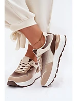 Dámské tenisky na platformě Hnědé model 22099924 - Boto