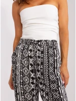 Nohavice D73770M61869O čiernobiele