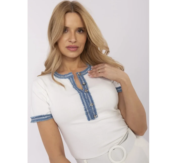 Blúzka NM TS V8319.95 ecru Blúzka NM TS V8319.95 ecru