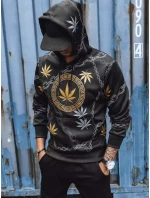 Pánská mikina s potiskem černá Dstreet model 21965633 - FashionStreet