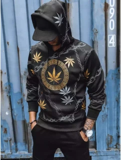 Pánská mikina s potiskem černá Dstreet model 21965633 - FashionStreet