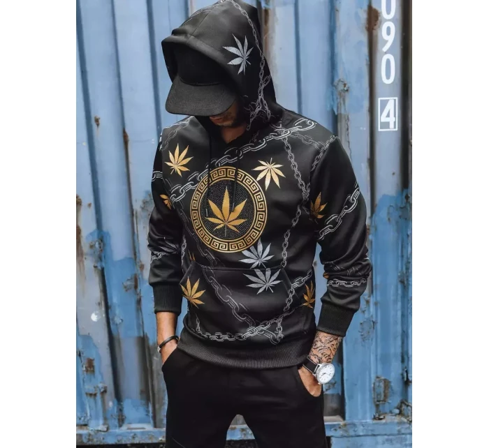 Pánská mikina s potiskem černá Dstreet model 21965633 - FashionStreet