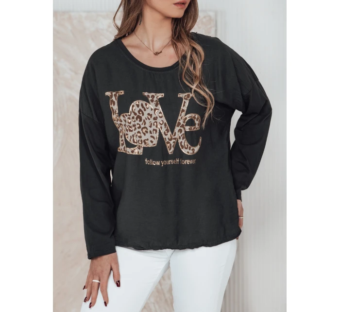 Dámská halenka tmavě šedá Dstreet model 21982033 - FashionStreet