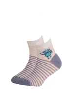 Gatta 224.N59, G24.N59 Cottoline Woisenne chlapčenské vzorované ponožky 21-26