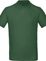 B&C Inspire Polo /men_° Pánske polo tričko z bio bavlny 01.0430 fľaškovozelená