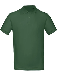 B&C Inspire Polo /men_° Pánske polo tričko z bio bavlny 01.0430 fľaškovozelená