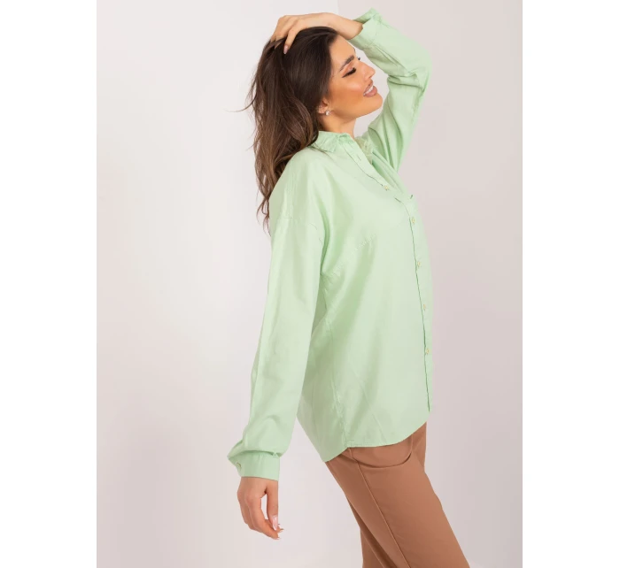 Košeľa BP KS 1019.73 pistácií