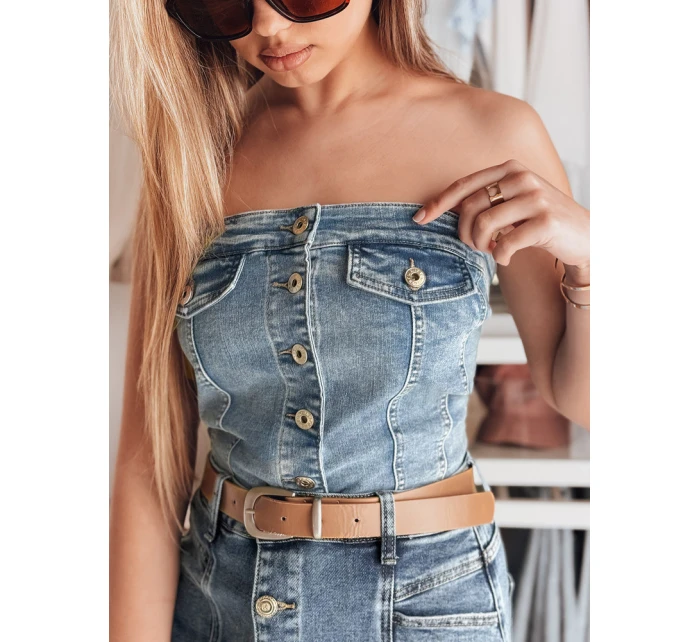 Dámský top modrý model 21988237 - Dstreet