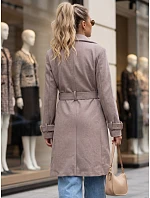 damski z paskiem beżowy model 22371799 - FashionStreet