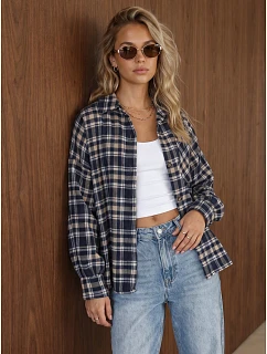 Koszula damska w granatowa model 22542375 - FashionStreet