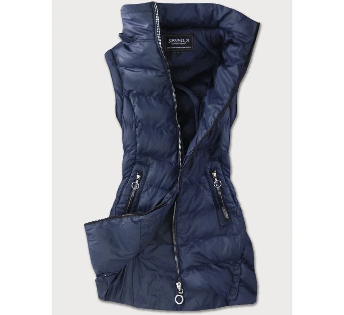 ZIMOWA KURTKA DAMSKA Z  GRANATOWA model 21241952 - SPEED.A