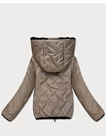 Dámska obojstranná prechodná bunda S'West beige-black (B8546-1201)