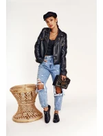 Damskie Skórzane Trampki Big Star Czarne V274871 Damskie Skórzane Trampki Big Star Czarne V274871