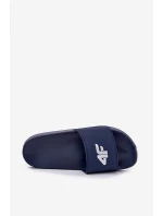 Klapki Męskie 4F 4FRMM00FSLIM011-30S Granatowe