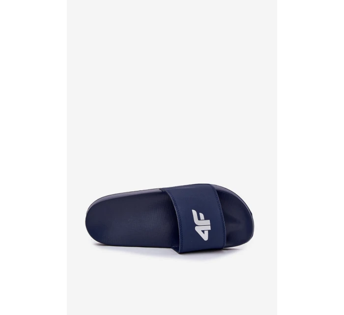 Klapki Męskie 4F 4FRMM00FSLIM011-30S Granatowe