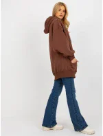 Dámska mikina EM BL 694.20x tmavo hnedá - FPrice Dámska mikina EM BL 694.20x tmavo hnedá - FPrice