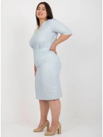 Sukňa LK SD 506697.95 svetlo modrá Sukňa LK SD 506697.95 svetlo modrá