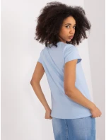 Bluzka RV BZ model 19735052 jasny niebieski - FPrice Bluzka RV BZ model 19735052 jasny niebieski - FPrice