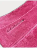 Ružová plyšová dámska vesta (HH003-51) Ružová plyšová dámska vesta (HH003-51)