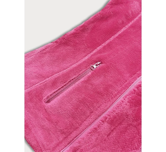 Ružová plyšová dámska vesta (HH003-51) Ružová plyšová dámska vesta (HH003-51)