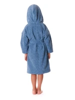 Detský župan Athena s kapucňou 9116 denim light - Vestis Detský župan Athena s kapucňou 9116 denim light - Vestis
