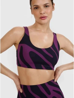 Podprsenka na jogu a pilates so strednou podporou 4F 4FWSS25USBAF165-50A dámske