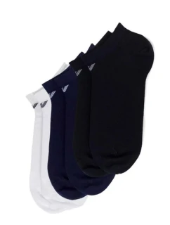 ponožky model 21816200 bavlna pohodlné 3Pack námořnická modrá černá bílá - Emporio Armani